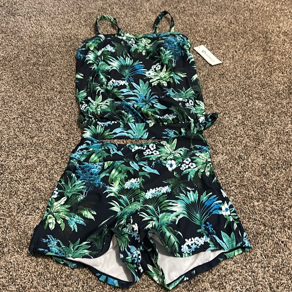 Walk on Beach NWT Two-Piece Swim Size XS